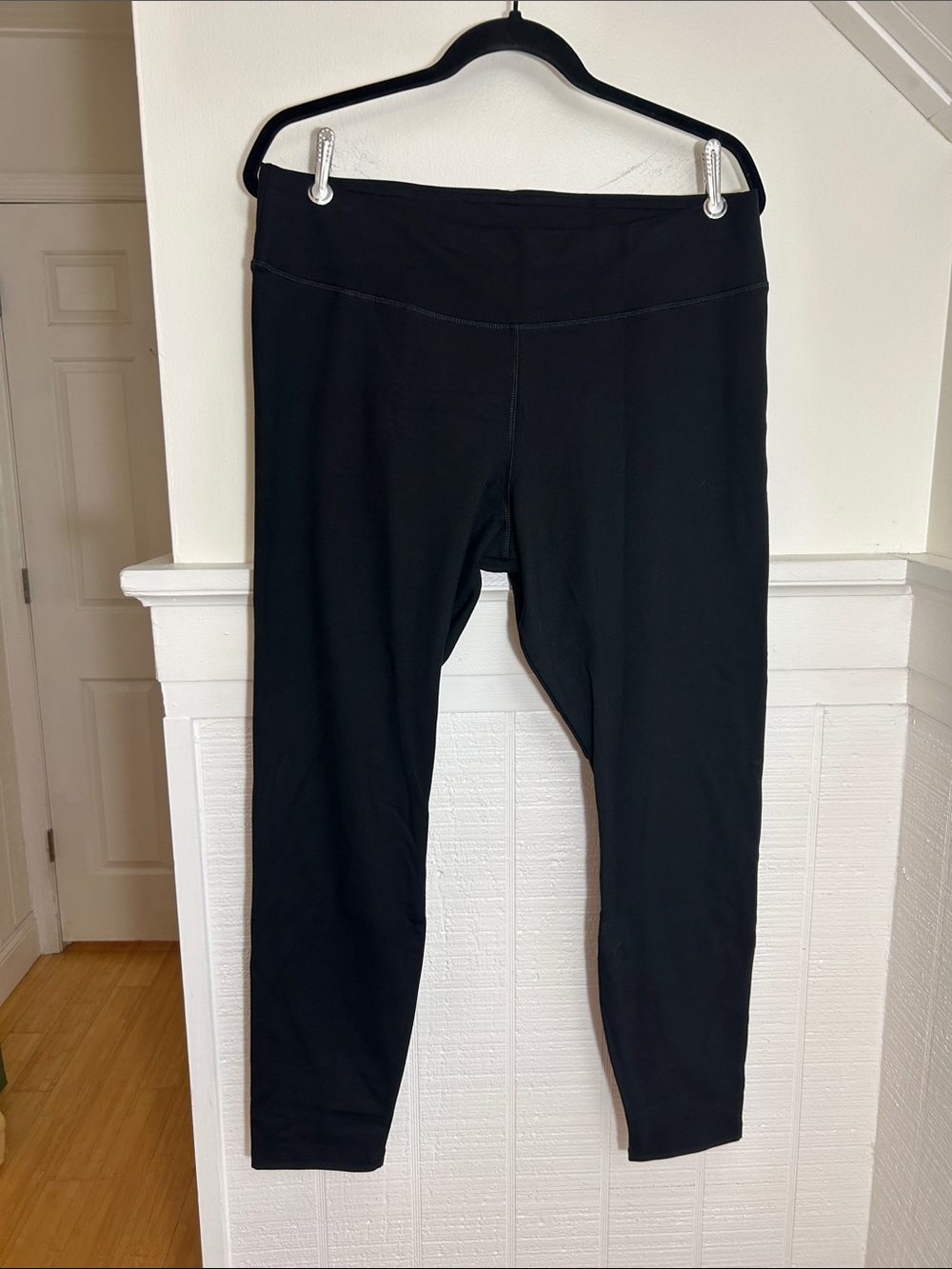 Pact Black Organic Cotton Leggings size large